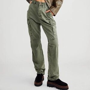 One Teaspoon Cargo Motion Green Cargo Pants